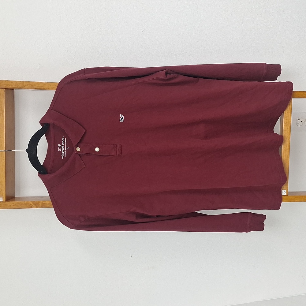 Vinyard Vines Long Sleeve Polo Men's Size Large